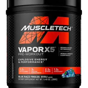 vapor x5 pre workout blue razz