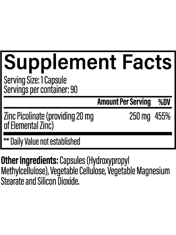 zinc 90 caps zinc 90 caps